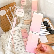 Ethereal Series - Weekly Planner & To Do List Acrylic Planner