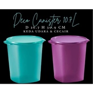 *1pc/2pcs*Tupperware Deco Canister 10.7L Purple /Turquoise Aug23