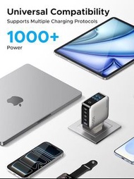 uGreen 100w USB-C 充電器，Nexode Pro 5 連接埠 GaN 快速充電器 X773