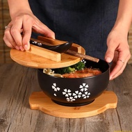 SUN Japanese Style  Eating Cutlery Set Ceramic Bowl Chopsticks Set Supplies