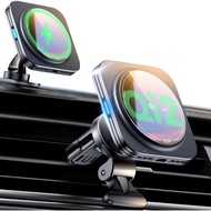 ESR for Qi2 15W MagSafe Car Mount Charger, Qi2-Certified MagSafe Car Charger, Air Vent/Dashboard Mag