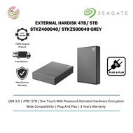 SEAGATE EXTERNAL HARDISK STKZ400040/ STKZ500040 - ONE TOUCH WITH PASSWORD EXTERNAL HARDISK 4TB/ 5TB 