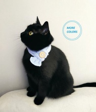 帶鈕扣寵物圍巾 狗圍巾 貓圍巾 寵物項圈 寵物兜帽 針織寵物頸飾