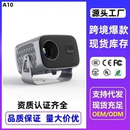 2026 New Product A10 Cross-Border Smart Ultra HD 1080P Projector Household Gimbal Projector