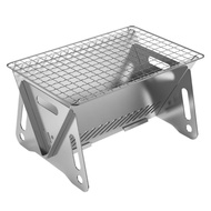 AW Ihawan Stainless Grill Uling, Griller for Barbecue with Stand, Mini Grill – Portable for Camping,