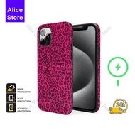 Leopard Print Phone Case for iPhone 18 Pro Max / iPhone 17 Pro Max / 16 / 15 / 13 Protective Case Co