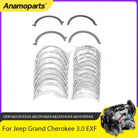 Engine Main And Connecting Rod Bearing Crankshaft Thrust Set For Jeep Grand Cherokee RAM 1500 3.0L D