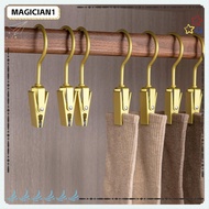 MAGICIAN1 1pcs Multifunctional Hook Clip, Non-slip Metal Storage Clip, Quality Seamless With Hook Aluminum Alloy Clothes Hangers Skirt