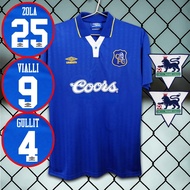 1995-1997 CHELSEA Retro Soccer Jersey Home Shirt Size S-2XL