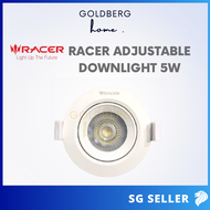 [SG seller] Racer Round Adjustable LED Downlight 5W Spotlight | Goldberg Home