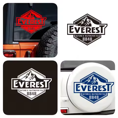 Car Stickers Creative decorative stickers for Mount Everest 8848 Vinyl Decal Car Accessories