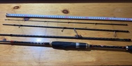 4節/ 7尺6 ML釣魚竿 路亞竿 魷魚竿/跟袋