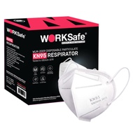 WORKSafe WLM-2009 KN95 Disposable Breathable KN95 Masks, Comfortable Safety Disposable Face Masks - White