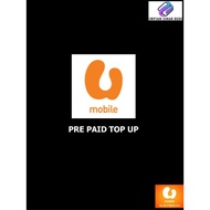 U Mobile Prepaid Mobile Top Up (RM 35/RM50/RM100)