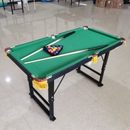 ♞【In Stock】120cm Billiard Table for Kids Adjustable Metal Legs Billiard Table Set Pool Table Games