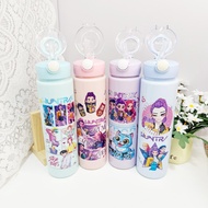 800ml Kpop Demon Hunter Water Cup Large Capacity High Resistant Children's Cartoon Cup Cup K0t6