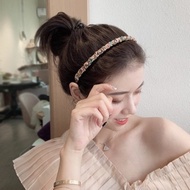 [SG] Korean Fabric Hair Band Diamond Encrusted Headband Hair Hand made Ties Hair Accessories for Wom