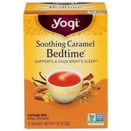 *原價$48 - 最佳享用日子為2026年8月* Yogi Organic Soothing Bedtime Tea — Caramel 有機 睡前舒緩草本茶 — 焦糖味 1.07oz / 30g (