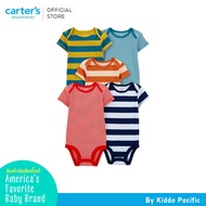 Carters 5PK BS Multi Stripes L11 คาร์เตอร์ชุดเซทบอดี้สูทแขนสั้น5 ชิ้น ลายทาง