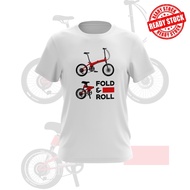 [Ready Stock] Microfiber Baju Basikal Lipat Folding Bike T Shirt Limited UNISEX