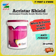 [READY STOCK] 20 LITER SKK Paint Acristar Shield Weather Shield for Exterior; Cat Luar Tahan Kulat