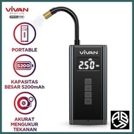 POMPA BAN MOBIL MOTOR ELEKTRIK VIVAN VTI02 INFLATOR TIRE QUICK FILL - ABINAYA7