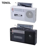 [TENOL] Compact Cassette Tape Player Vintage Radio Tape Player Recorder for Park