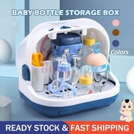 Baby Milk Bottle Storage Box Dryer Organizer Portable Large Baby Dinnerware Storage Box