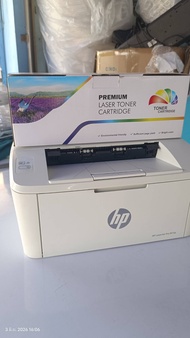 Printer HP Laserjet Pro 15a ขาว-ดํา มือสอง อุปกรณ์ครบ พร้อมใช้งาน