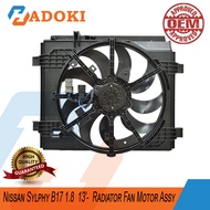 NISSAN SYLPHY B17  13  RADIATOR FAN MOTOR ASSY