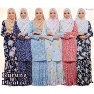 AFA PLEATED BAJU KURUNG CHIFFON CREPE 🌸 PRINTED KURUNG, BAJU KURUNG MUSLIMAH, BERPOKET, MUDAH IR