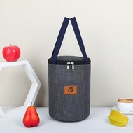 C & K túi cách nhiệt chống nước cơm trưa hình tròn chống giấy bạc chắn dầu mỡ túi hình hộp túi đựng