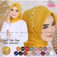 Pearl square/Sequin square/4 sequin square hijab