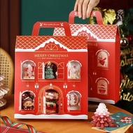 READY STOCK Christmas Festive Gift Box/Advent Calender/Blindbox for sweets/desserts/cookies/makeup/t