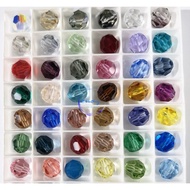 3 high quality 6-8mm large round Austrian crystal beads