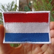 Dutch flag embroidery patch