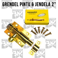 Grendel/Gerendel Pintu Jendela Kayu|Slot/Selot Pintu Rumah Panjang 2in