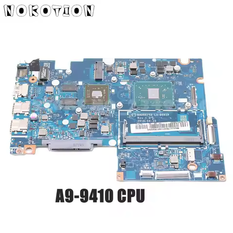 NOKOTION 5B20J76037 BAUS0 Y0 LA-D541P For Lenovo Yoga 510-14AST 500-14ACZ laptop motherboard A9-9410