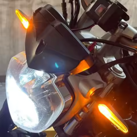 LED Turn Signal Flowing Flashing Indicator Light For Yamaha FZ16 FZS V2 V3 FZ25 FZ03 FZ6N FZ6S FZ6R 