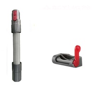 Trigger Lock and Flexible Extension Hose ABS Hose Compatible for Dyson V7 V8 V10 V11 V15 Vacuum Cleaner Parts Red