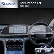 For Jaecoo Omoda C9 2024 2025 2026 Tempered Glass Screen Protector Center Control Film Anti-Scratch 