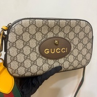 Gucci 虎頭🐯相機包 綠紅綠背帶