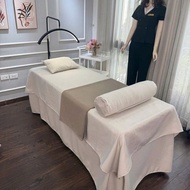 Brocade spa bed cover