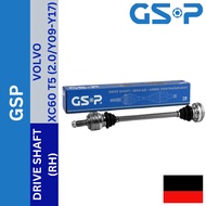 GSP DRIVE SHAFT (RH/LH) VOLVO XC60 T5 (2.0/Y09-Y17)