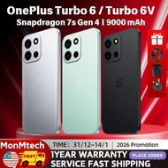 [2026] OnePlus Turbo 6 / OnePlus Turbo 6V Snapdragon 7s Gen 4 6.78" 9000 mAh 80w Smart Phone