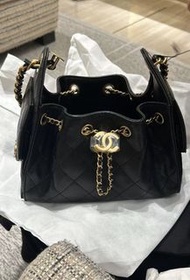 Chanel 25mini 黑金荔枝牛皮 2026