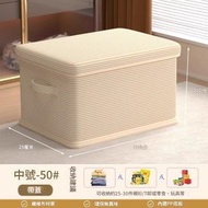 帶蓋衣物收納箱 整理盒 衣服褲子收納籃 衣櫃分層折疊神器