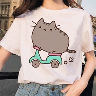 Pusheen Cat Pusheen Cat Kawaii Summer Loose Western Style Casual Short-Sleeved T-Shirt Female ins