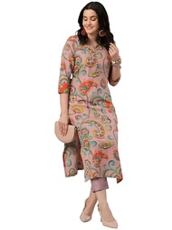 Designer Punjabi Suit Women Cotton Blend Kurtis with Pant Kurti Women Indian Kurtis for Women Indian