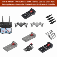E99 Pro / Pro2 Drone Propellers Blades Spare Parts Spare Props Protective Accessories Fram also fits